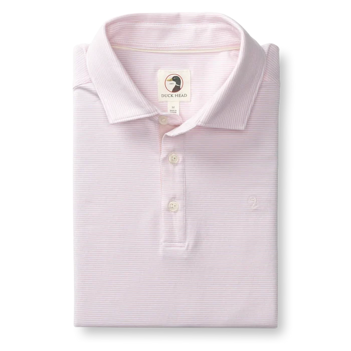 Duck Head Men's Short Sleeve Hanover Pima Jersey Polo