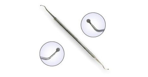 EKS Pedicure Double Spatula Spoon (Stainless Steel)