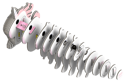 EUGY Unicorn 3D Puzzle - Olita Gifts & Goods