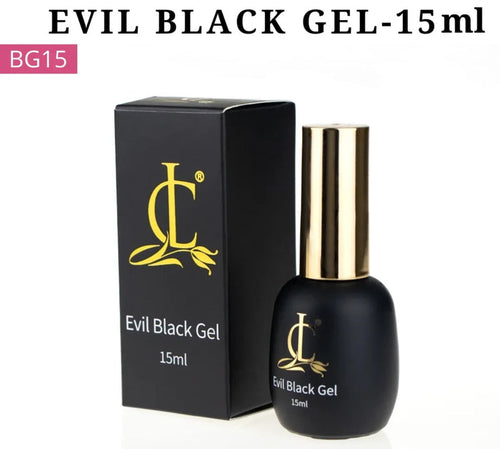 Evil Black Gel Polish 15ml CLAM