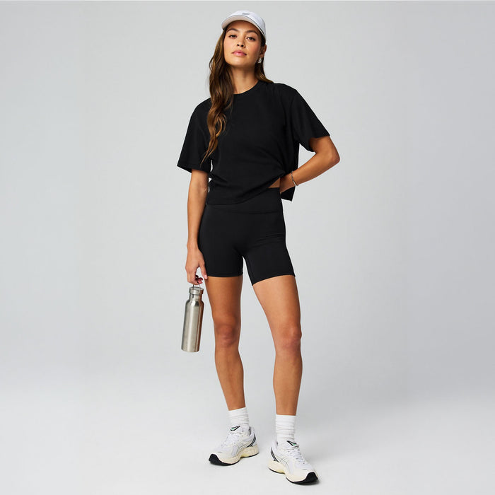 Fabletics Women's Cotton Boxy Short Sleeve Tee