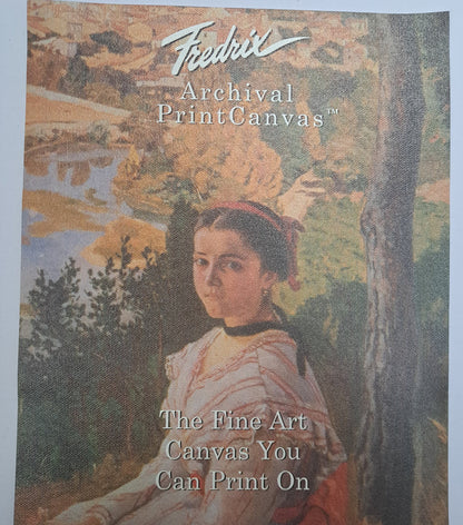 Fredrix Archival Print Canvas Inkjet Canvas(poly/cotton) 36'' X 25 feet Made USA