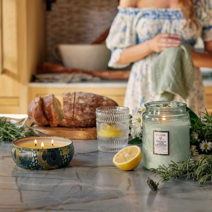 French Cade & Lavender 3 Wick Tin