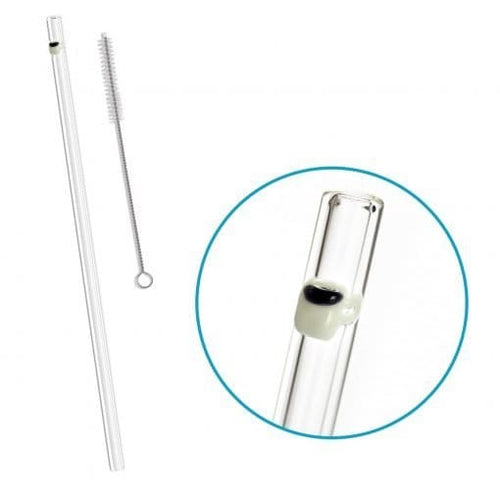 Le Parfait America Coffee Cup (9.5mm + 8 inch) Glass Drinking Straws