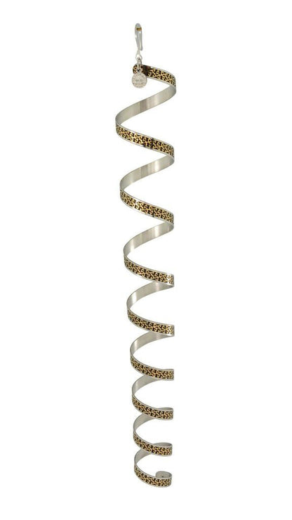 Golden Eternity Ponytail Wrap – 12" Celtic Large diameter Ponytail Wrap front view