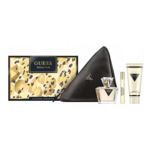 guess seductive edt 75 ml set pouch for women