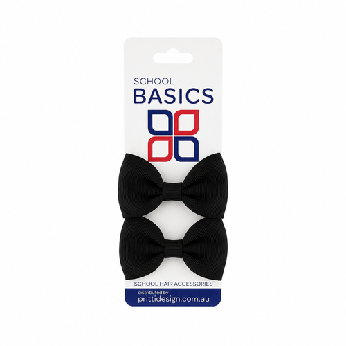 Hair Elastic with Bow (pair)
