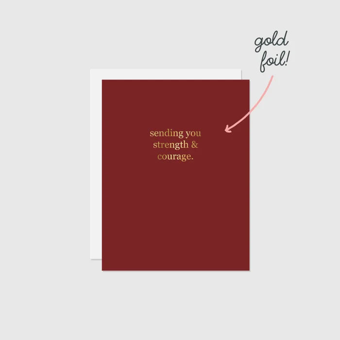 HALIFAX PAPER HEART - Sympathy (Foil) Greeting Card