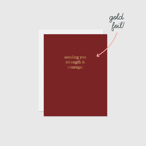 HALIFAX PAPER HEART - Sympathy (Foil) Greeting Card