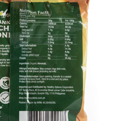 Healthy Options Organic Blanched Almonds 200g