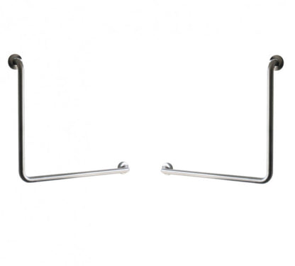 JD MACDONALD JDM-GAL-P Ambulant Grab Rail Pair (Set of 2)