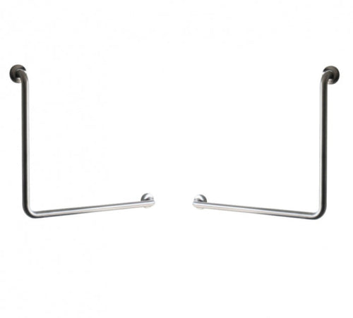 JD MACDONALD JDM-GAL-P Ambulant Grab Rail Pair (Set of 2)