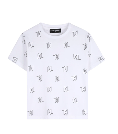KARL LAGERFELD KIDS printed short-sleeve T-shirt