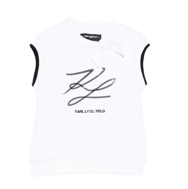 KARL LAGERFELD Tie graphic tshirt