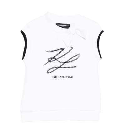 KARL LAGERFELD Tie graphic tshirt