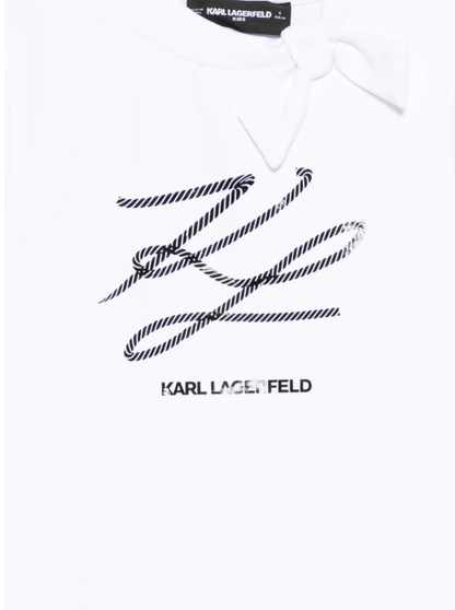 KARL LAGERFELD Tie graphic tshirt