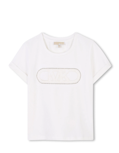 MICHAEL KORS Kids Logo Embroidered Tshirt