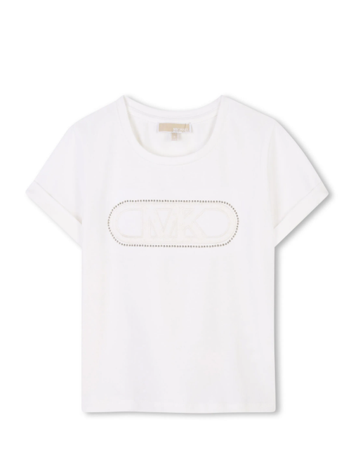 MICHAEL KORS Kids Logo Embroidered Tshirt