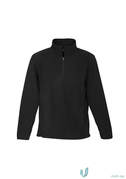 Black quarter-zip fleece pullover from Ladies Trinity Half Zip Jacket Biz Collection Jackets