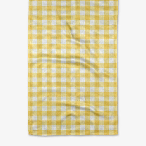 Lemon Gingham Tea Towel - Olita Gifts & Goods