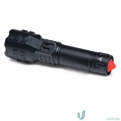 15W LED flashlight IGLPT LuminaPro Torch Highâ€‘Power 15W XHP70 LED Flashlight with Adjustable Zoom