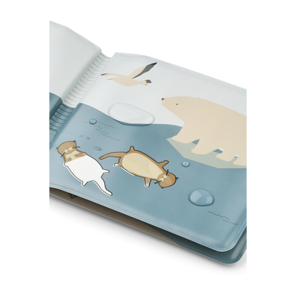 Liewood - Magic Water Book - Waylon - Arctic Sea/Ocean View - Close Look