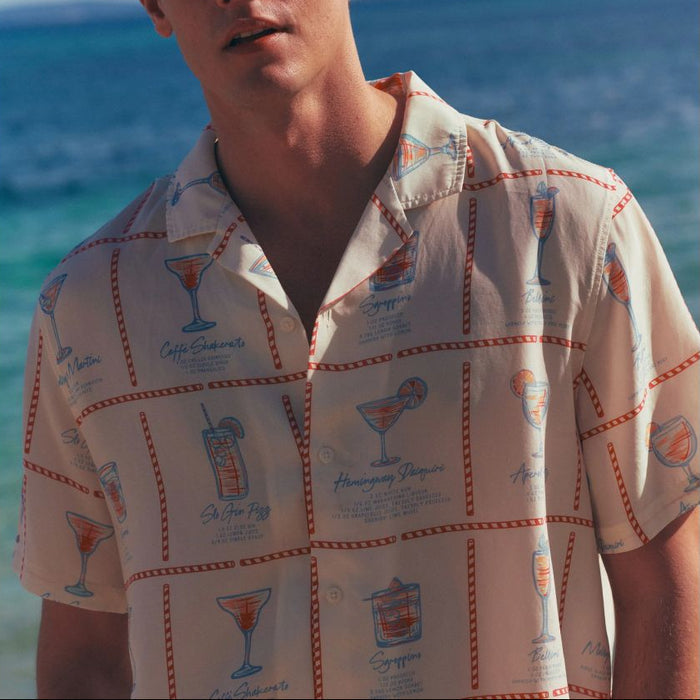 Marine Layer Men's Luzio Resort Short Sleeve Shirt