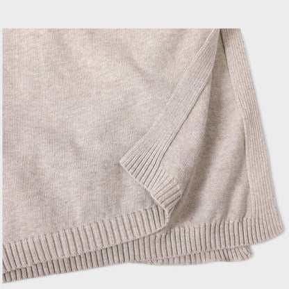 Milan Earthy Baby Blanket Sweater Knit (Organic Cotton) by Viverano Organics
