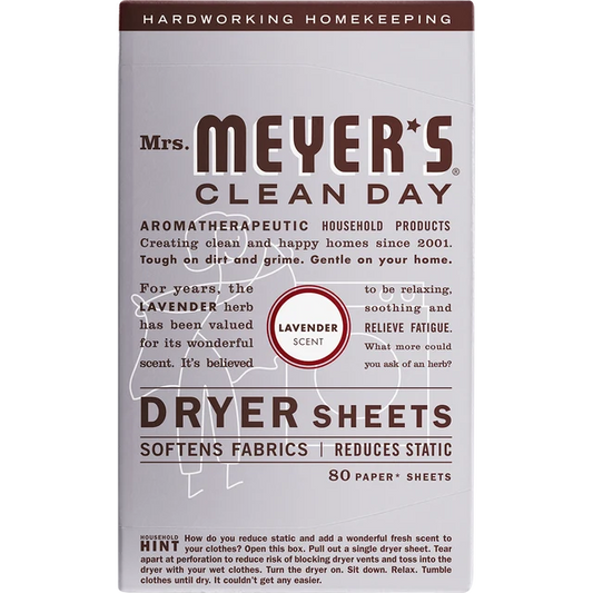 Mrs. Meyer's: Dryer Sheet