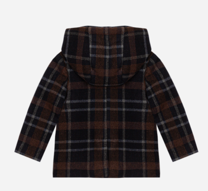PATACHOU Brown coat with wooden buttons