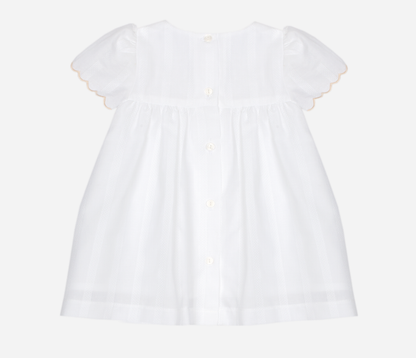 PATACHOU Elegant beige dress with delicate embroidery