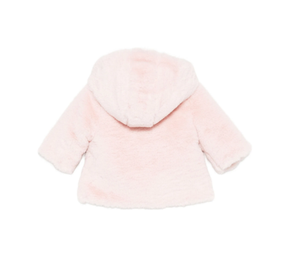 PATACHOU pink faux fur coat