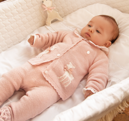 PATACHOU WOOL BLEND KNIT BABY SET