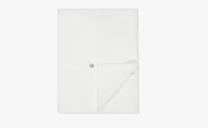PAZ RODRIGUEZ IVORY Knitted Blanket (98cm)