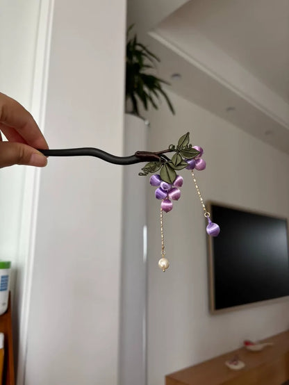 PF225 - Grape Chanhua Hairpin - Wholesale