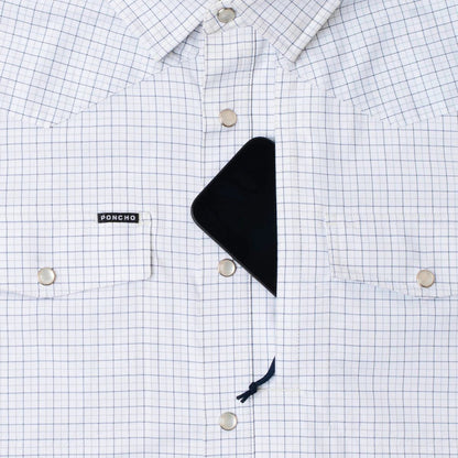 Poncho Men's Western Short Sleeve Performance - The Auctioneer