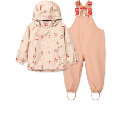 Liewood - Rainwear Set - Manu - Butterfly/Apple Blossom