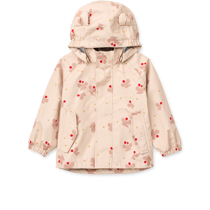 Liewood - Rainwear Set - Manu - Butterfly/Apple Blossom - Top/Front