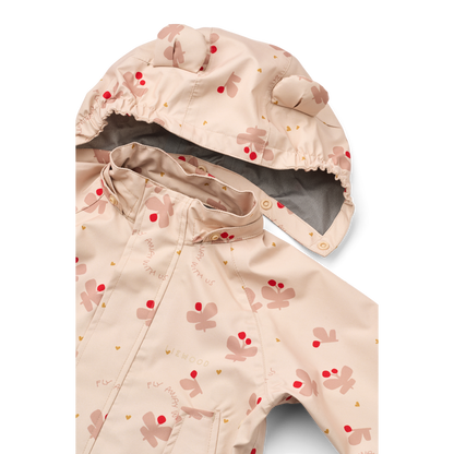 Liewood - Rainwear Set - Manu - Butterfly/Apple Blossom - Top/Close Look