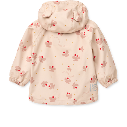 Liewood - Rainwear Set - Manu - Butterfly/Apple Blossom - Top/Back
