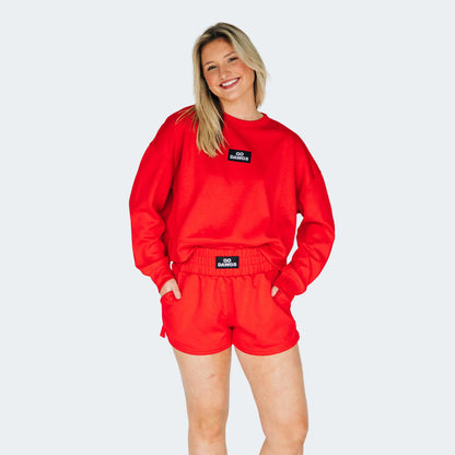 Scarlet & Gold Ava Airy Crewneck Sweatshirt - Georgia