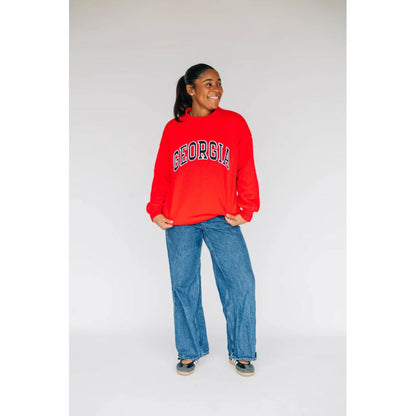 Scarlet & Gold Women's Madi Sweatshirt - Georgia