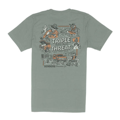 Sendero Men's Triple Threat Short Sleeve T-Shirt