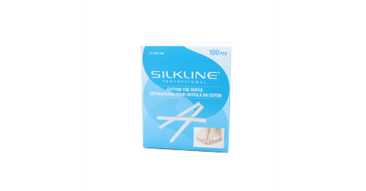 Silkline Cotton Toe Rope (Long, 6") (100/Box)