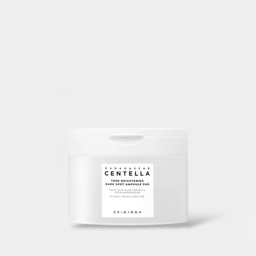Skin1004 Madagascar Centella Tone Brightening Dark Spot Ampoule Pad (60 Pads) وسادة أمبولة سكين 1004 من مستخلص السنتيلا من مدغشقر لتفتيح لون البشرة وإزالة البقع الداكنة - Princess Cosmetics Qatar