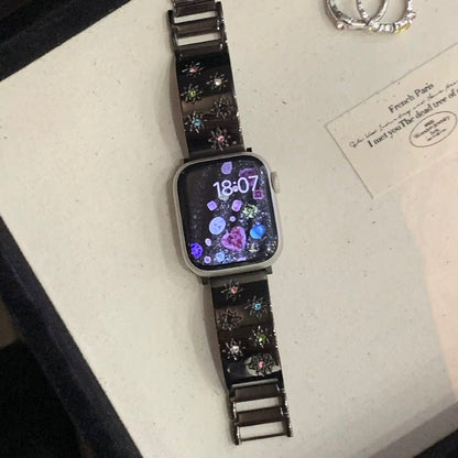 Starstruck Stainless Steel Link Band For Apple Watch Multiple Colors Available â Starstruck Stainless Steel Link Band â Sparkle Like the Night Sky â¨ Ready to make your wrist wishes come true?