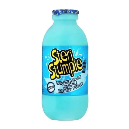 Steri Stumpie Milk bubblegum flavored 350ml bottle, South Africa's top low-fat flavored milk with no preservatives