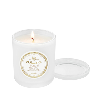 Suede Blanc 9.5oz Classic Candle