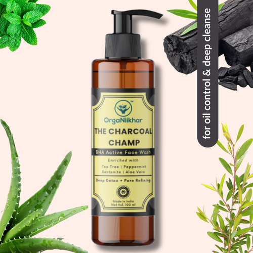 The Charcoal Champ - BHA Active Face Wash