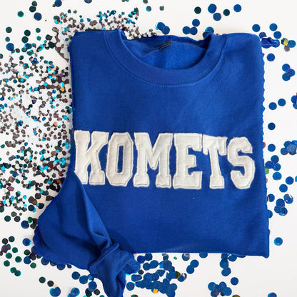 Two Tone Applique Custom Sweatshirt Preorder // ships in 1-2 weeks